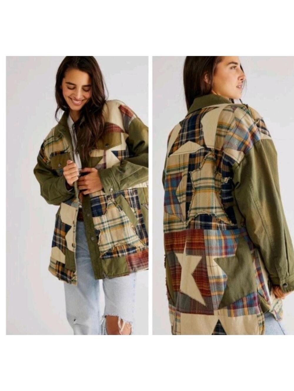 We The Free Home Spun Shirt Jacket (S)